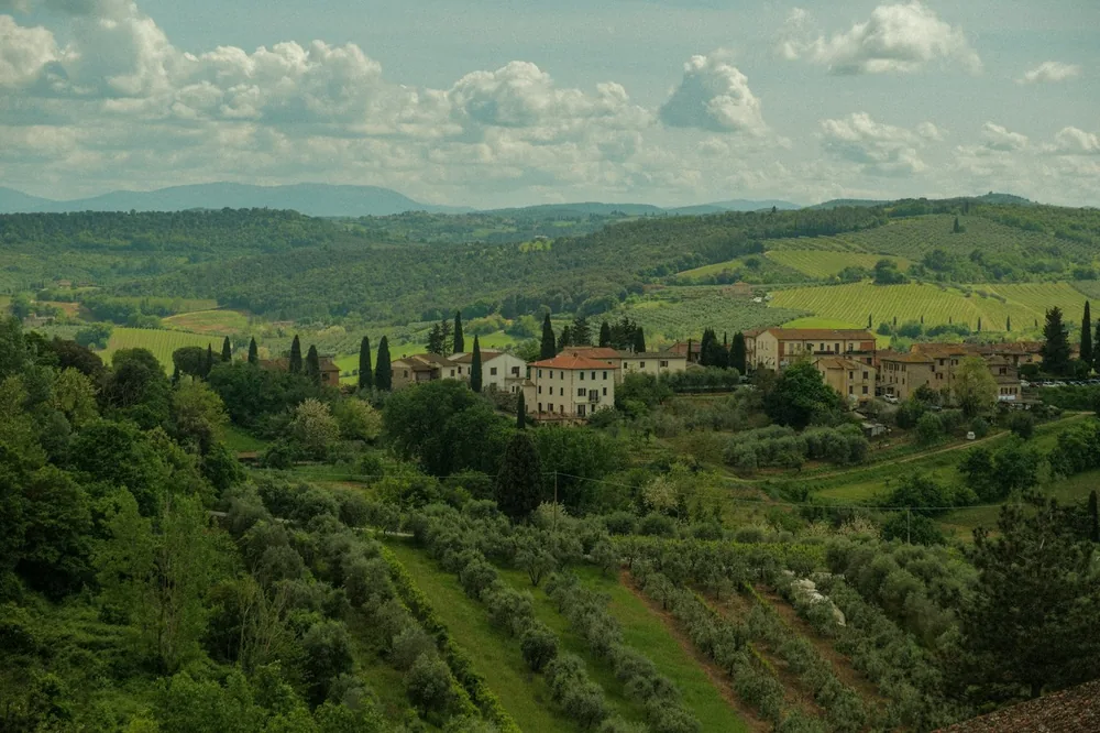 A small village in the hills